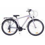Trekingový bicykel Pánsky 28 Fuzlu Escape Strieborný Trekingový bicykel Pánsky 28 Fuzlu Escape Strieborný